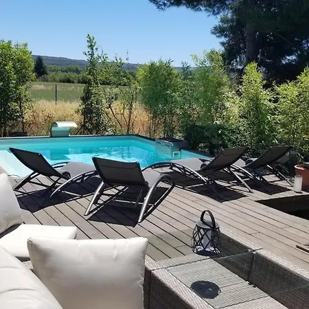 Bastide Avec Jardin Arboré, Piscine, Proche Plages Cournonsec